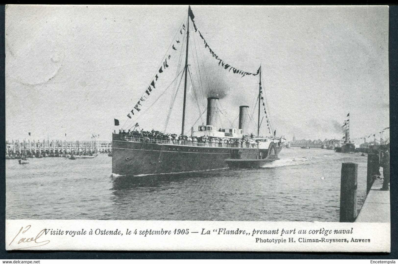 CPA - Carte Postale - Belgique - Ostende - Visite Royale à Ostende, Le 4 Septembre 1905 ( CP18652) - Oostende