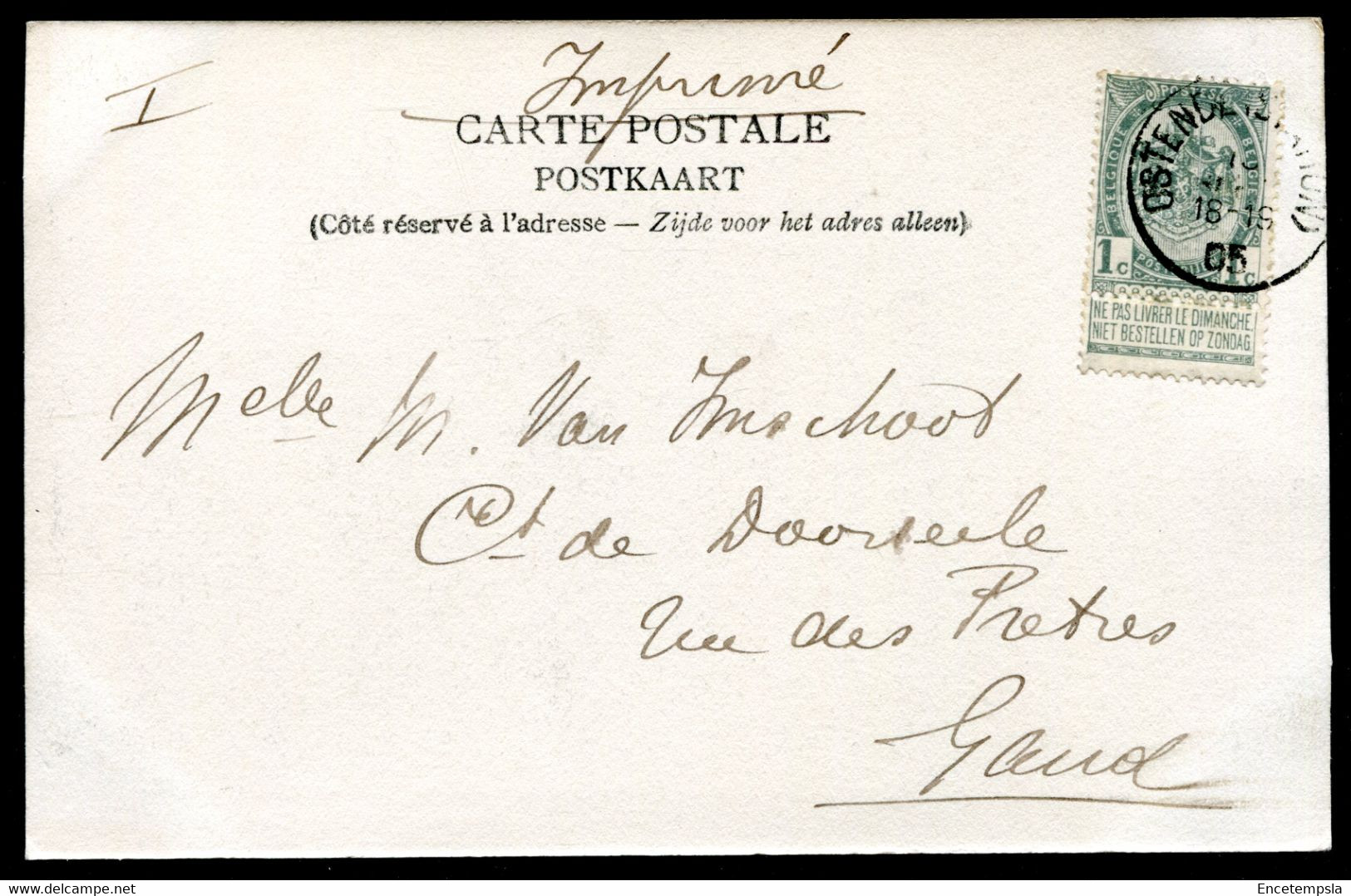 CPA - Carte Postale - Belgique - Ostende - Visite Royale à Ostende, Le 4 Septembre 1905 ( CP18652) - Oostende