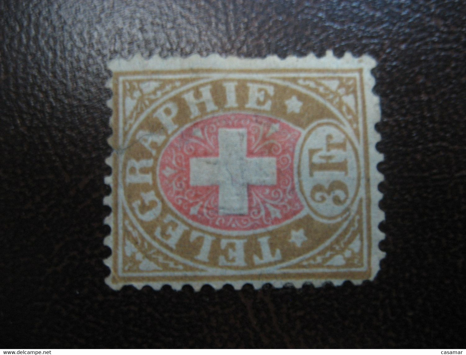3Fr TELEGRAPHIE Telegraph SWITZERLAND Fiscal Revenue Suisse - Télégraphe