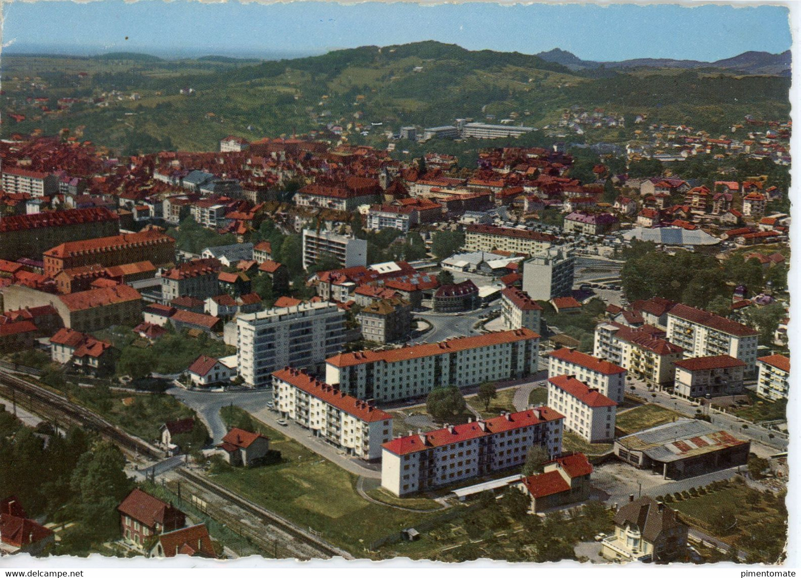 LONS LE SAUNIER VUE GENERALE AERIENNE QUARTIER LES MOUILLERES - Lons Le Saunier