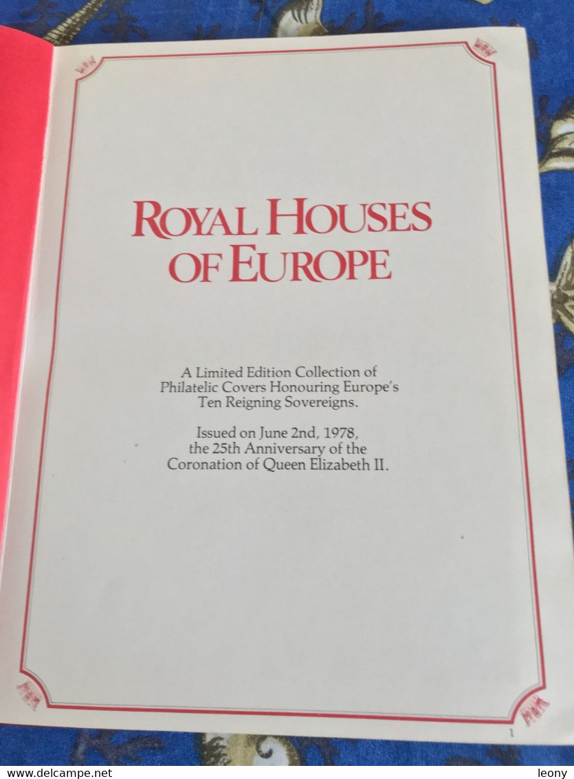 " ROYAL HOUSES OF EUROPE "  A LIMITED EDITION - RAINIER - BAUDOIN - KING OLAV - QUEEN ELISABETH II - JUAN CARLOS.... - Collections