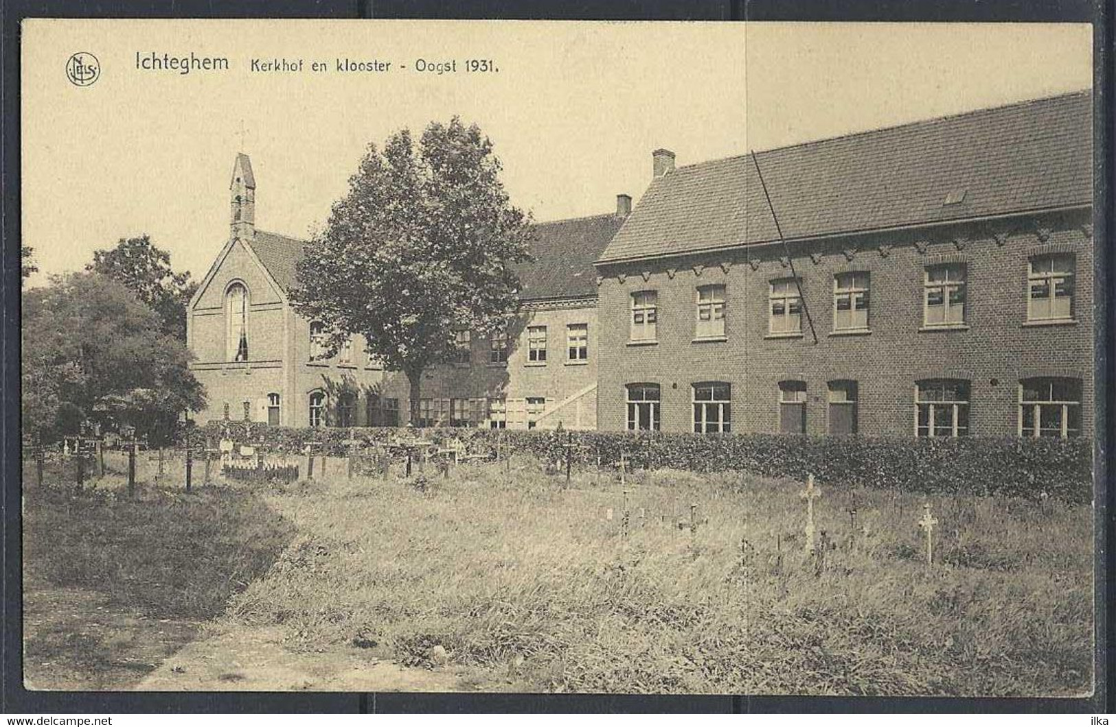 Ichtegem - Kerkhof En Klooster - Cimetière Et Monastère - Oogst 1931. - Ichtegem