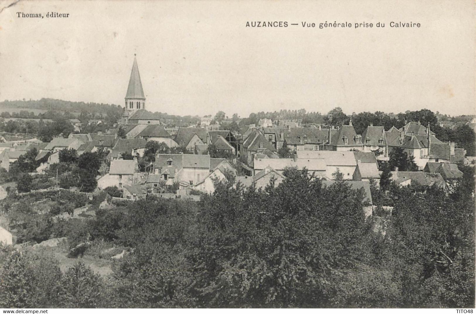 France (23 Creuse) - Auzances - Vue Génèrale Prise Du Calvaire - Auzances