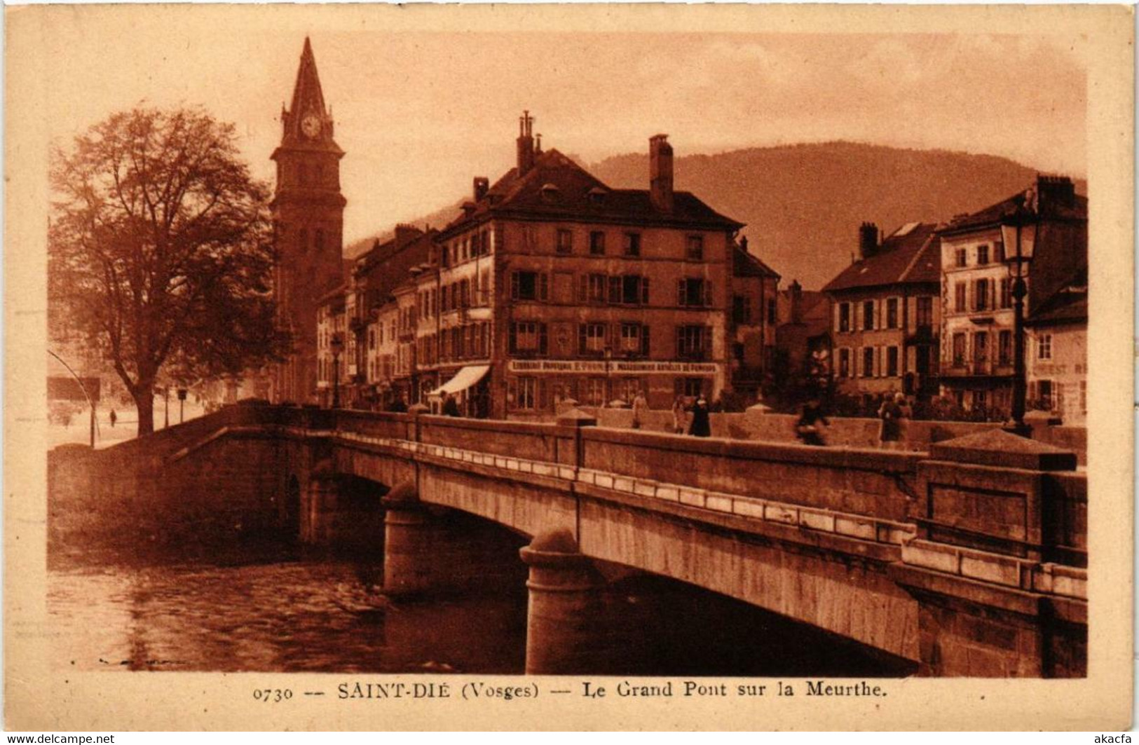 CPA St-DIÉ Le Grand Pont Sur La Meurthe. (398118) - Saint Die