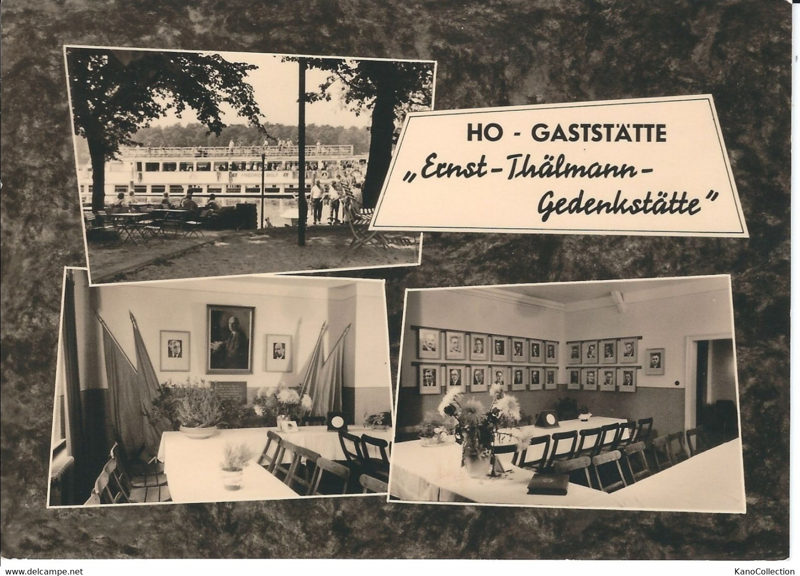 Niederlehme-Ziegenhals, Kreis Königs-Wusterhausen, HO-Gaststätte Ernst Thälmann-Gedenkstätte, Foto-AK DDR, Nicht Gel. - Königs-Wusterhausen