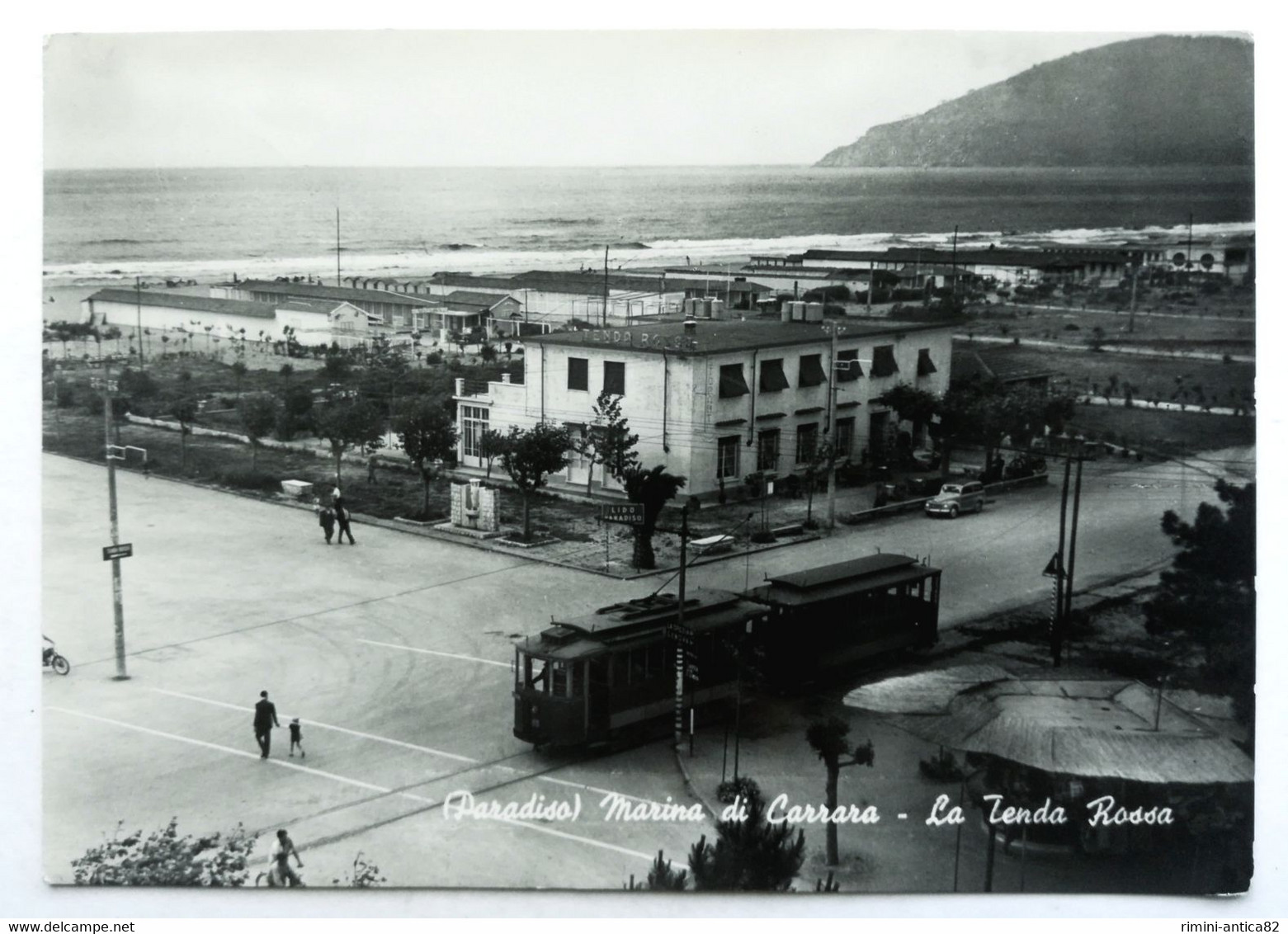 MARINA DI CARRARA (Paradiso) - Hotel "La Tenda Rossa, Tram, Animata - Carrara