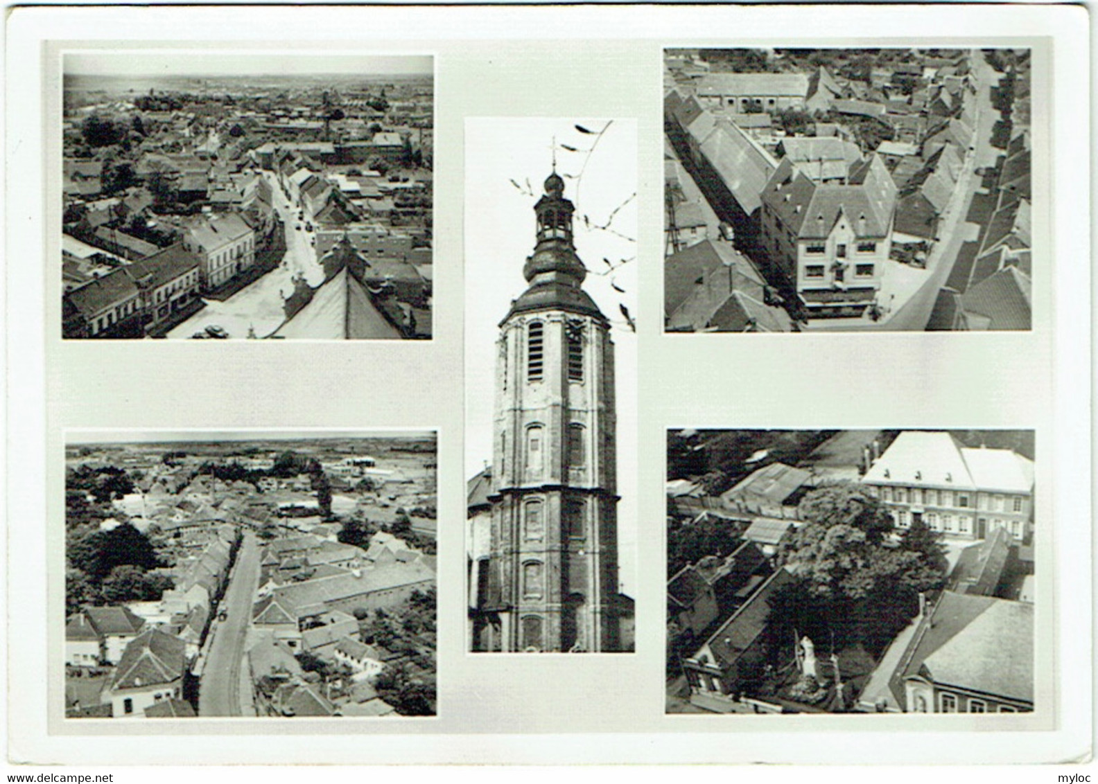Fotokaart. Panorama Van ZELE. Foto E. DE Smet. - Zele