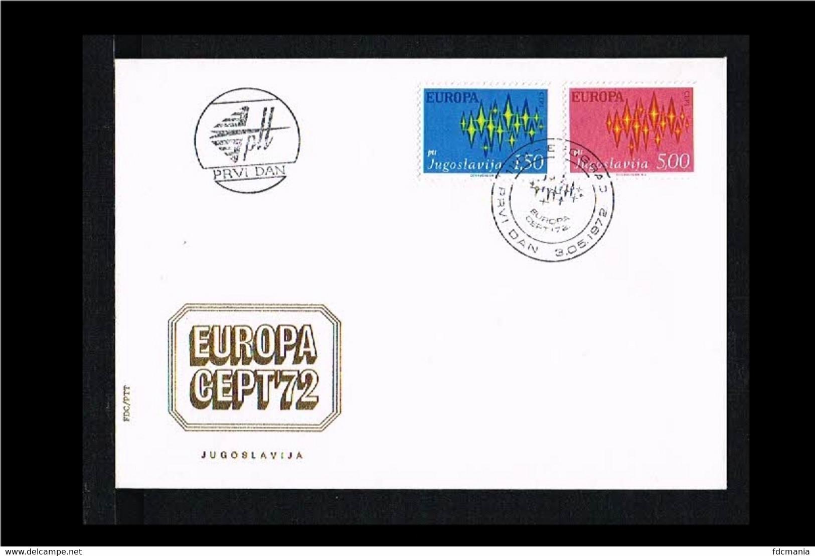 1972 - Europe CEPT FDC Jugoslavia - Cancel Beograd [TT118] - 1972