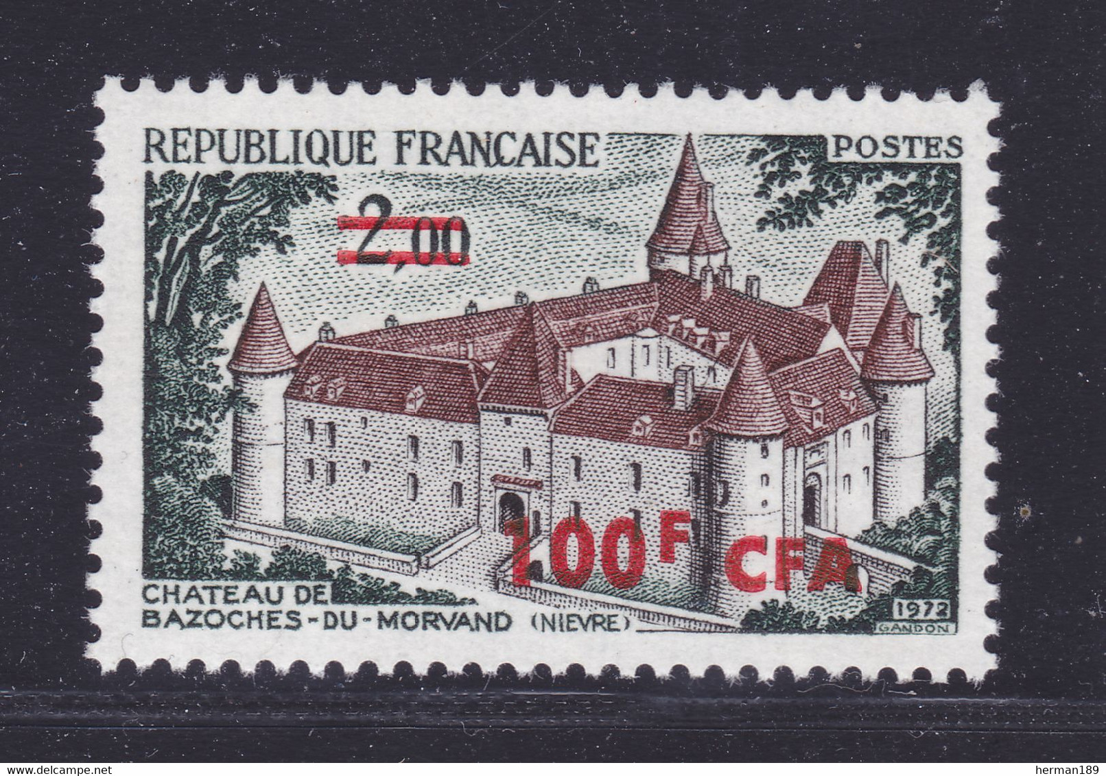 REUNION N°  417 ** MNH Neuf Sans Charnière, TB (D9573) Bazoches - 1973 - Unused Stamps