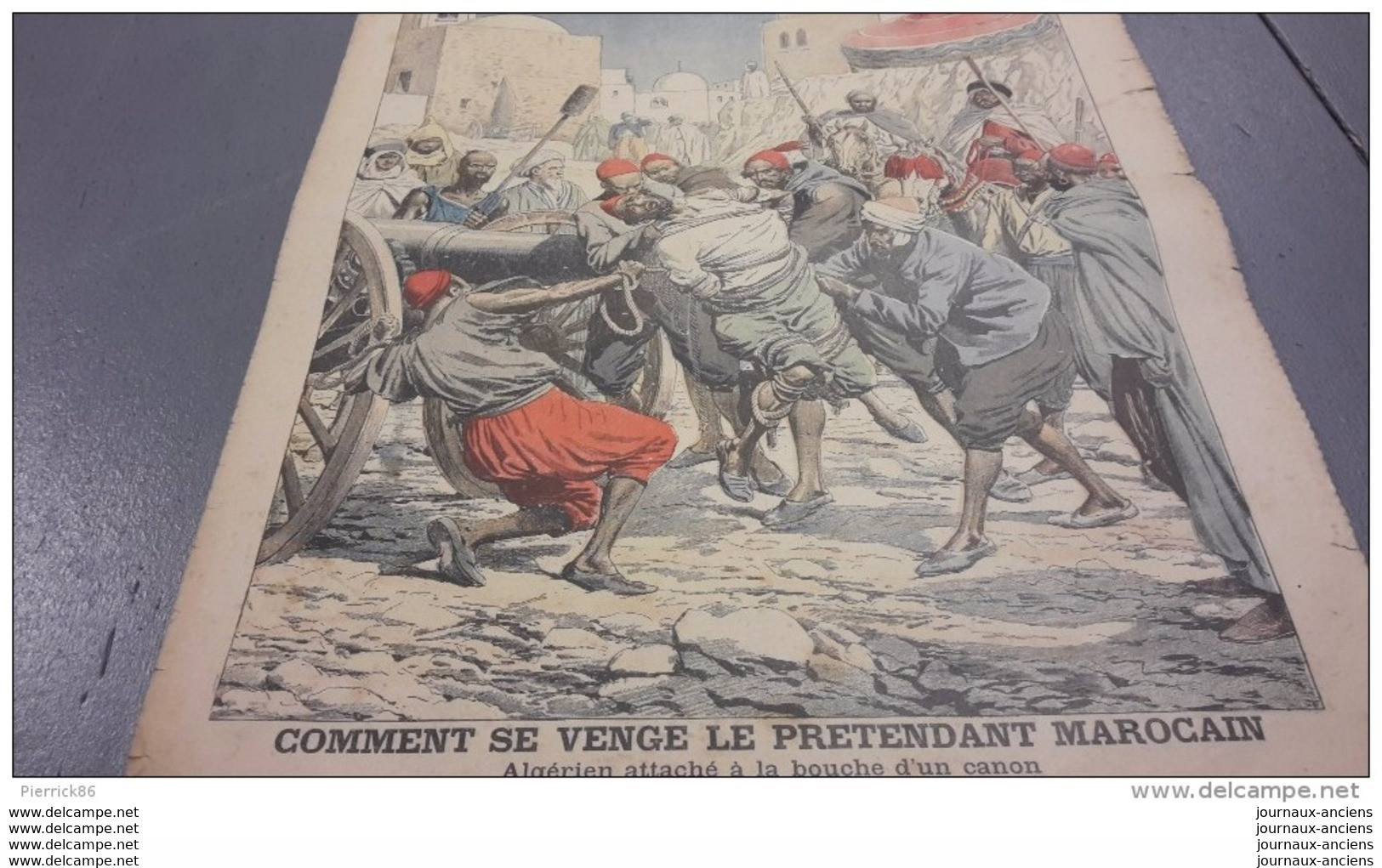 1906 COMMENT SE VENGE LE PRETENDANT MAROCAIN - INCENDIE DES ÉCURIES DE COURSES DE LORD DERBY - LE PETIT JOURNAL - General Issues