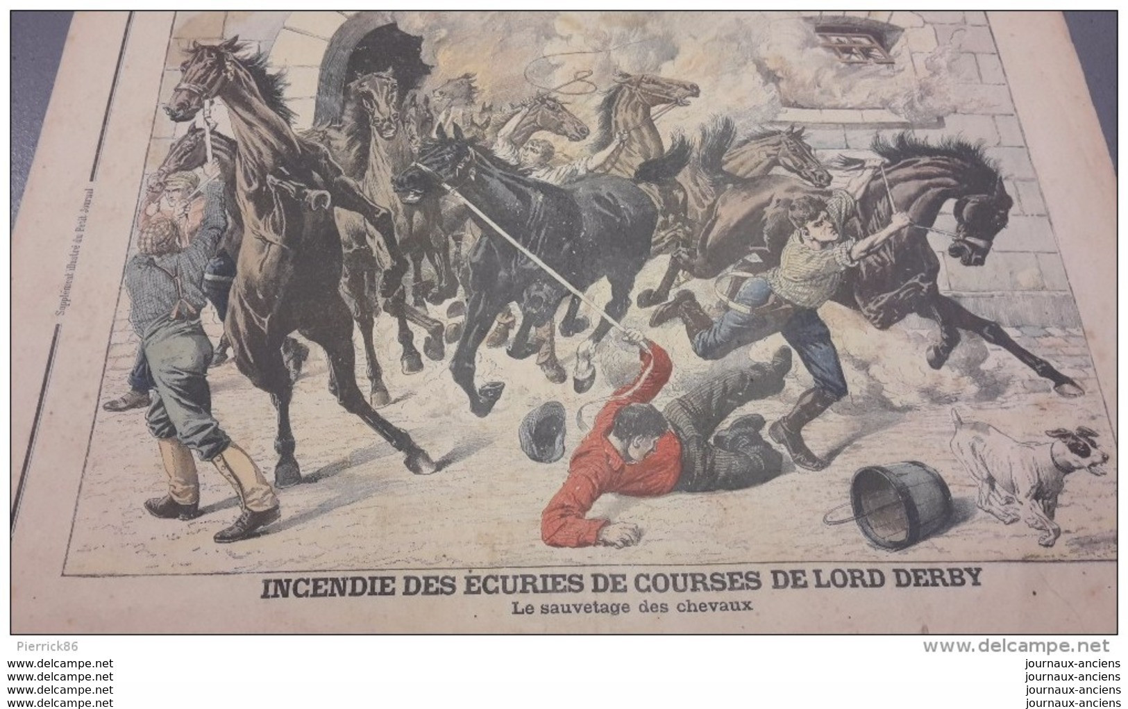 1906 COMMENT SE VENGE LE PRETENDANT MAROCAIN - INCENDIE DES ÉCURIES DE COURSES DE LORD DERBY - LE PETIT JOURNAL - Informations Générales