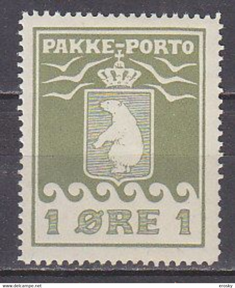 P6115 - GROENLAND COLIS Yv N°1 ** ANIMAUX ANIMALS Dent. 11.5 - Paketmarken