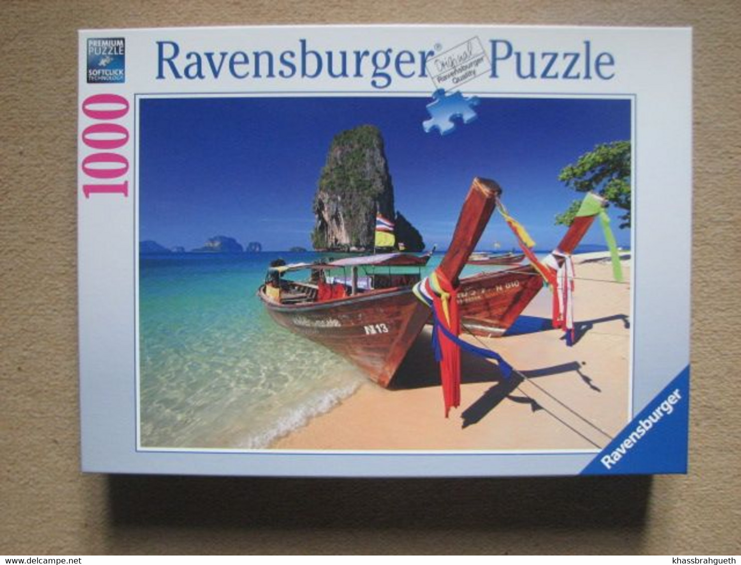 PUZZLE RAVENSBURGER (1000 P) - PHRA NANG BEACH / KRABI (THAILANDE) - Puzzles