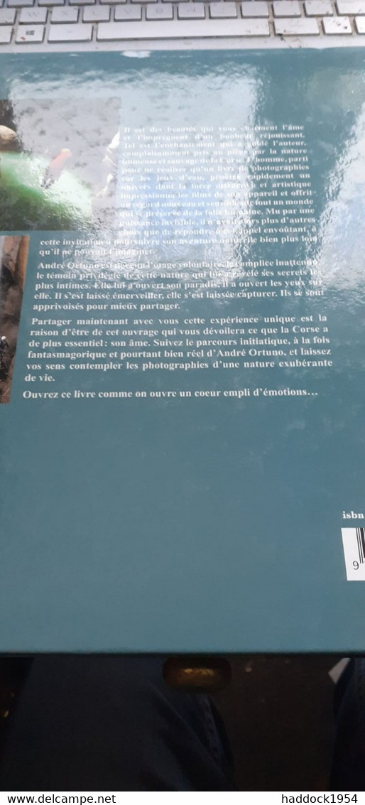 Corse Terre D'eau ANDRE ORTUNO Les Petites Vagues éditions 2007 - Corse