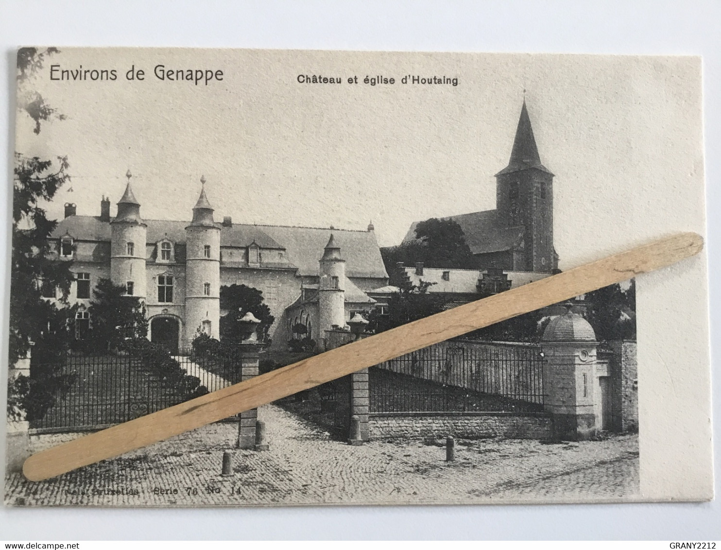 ENVIRONS DE GENAPPE CHÂTEAU ET ÉGLISE D’HOUTAING Panorama ( NELS Serie 76 / Nº 14) - Genappe