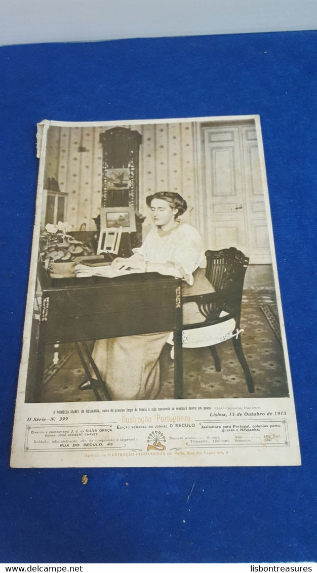 ANTIQUE PORTUGUESE MAGAZINE ILUSTRAÇÃO PORTUGUESA  UMA VISITA AOS BIJAGOS DA GUINÉ AND MORE 1913 - Magazines
