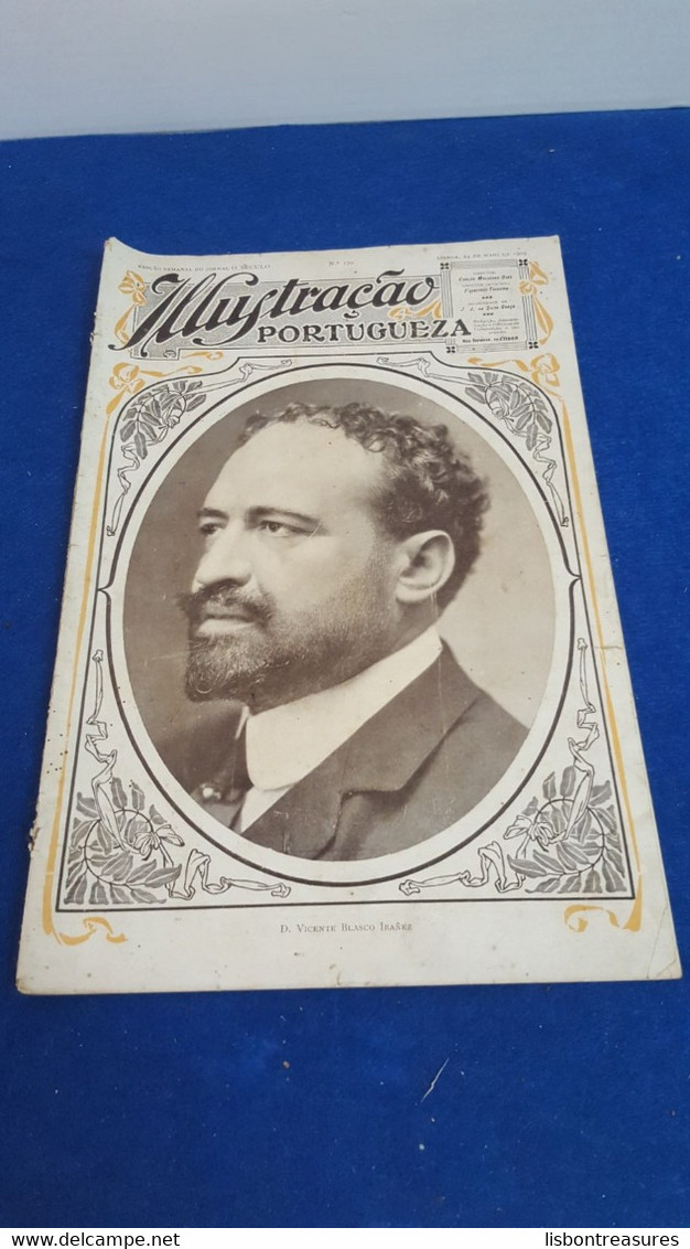 ANTIQUE PORTUGUESE MAGAZINE ILUSTRAÇÃO PORTUGUESA  OBRA  ARQUITECTONICA DE ALFREDO ANDRADE AND MORE 1909 - Revues & Journaux