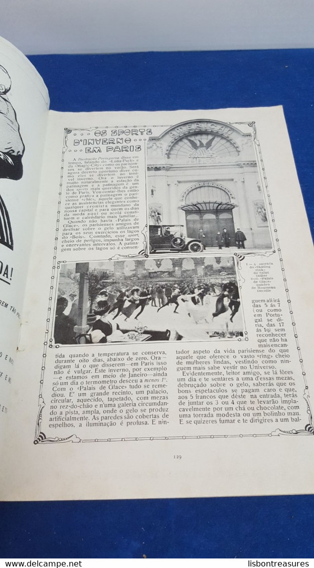 ANTIQUE PORTUGUESE MAGAZINE ILUSTRAÇÃO PORTUGUESA A ILHA DO CORVO A LUTA CONTRA A SERPENTE AND MORE 1912 - Revues & Journaux