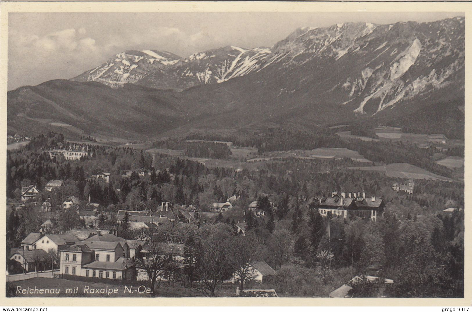 A673) REICHENAU Mit RAXALPE - NÖ - Tolle Variante ALT ! 1935 - Raxgebiet