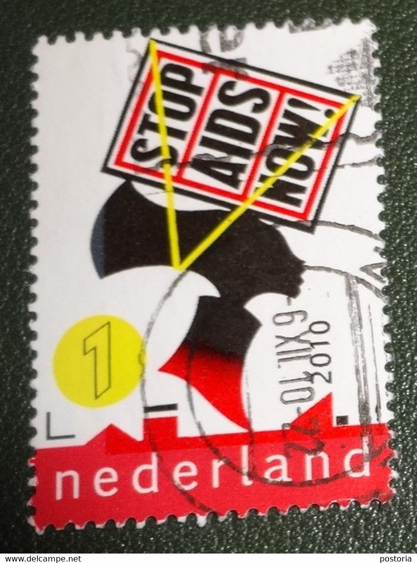 Nederland - NVPH - 2770 - 2010 - Gebruikt - Cancelled - Stop Aids Now - Vrouw Met Bordtekst - Oblitérés