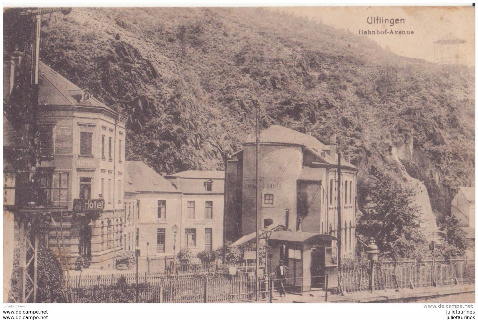 LUXEMBOURG ULFLINGEN BAHNHOF AVENUE CPA BON ÉTAT - Otros & Sin Clasificación