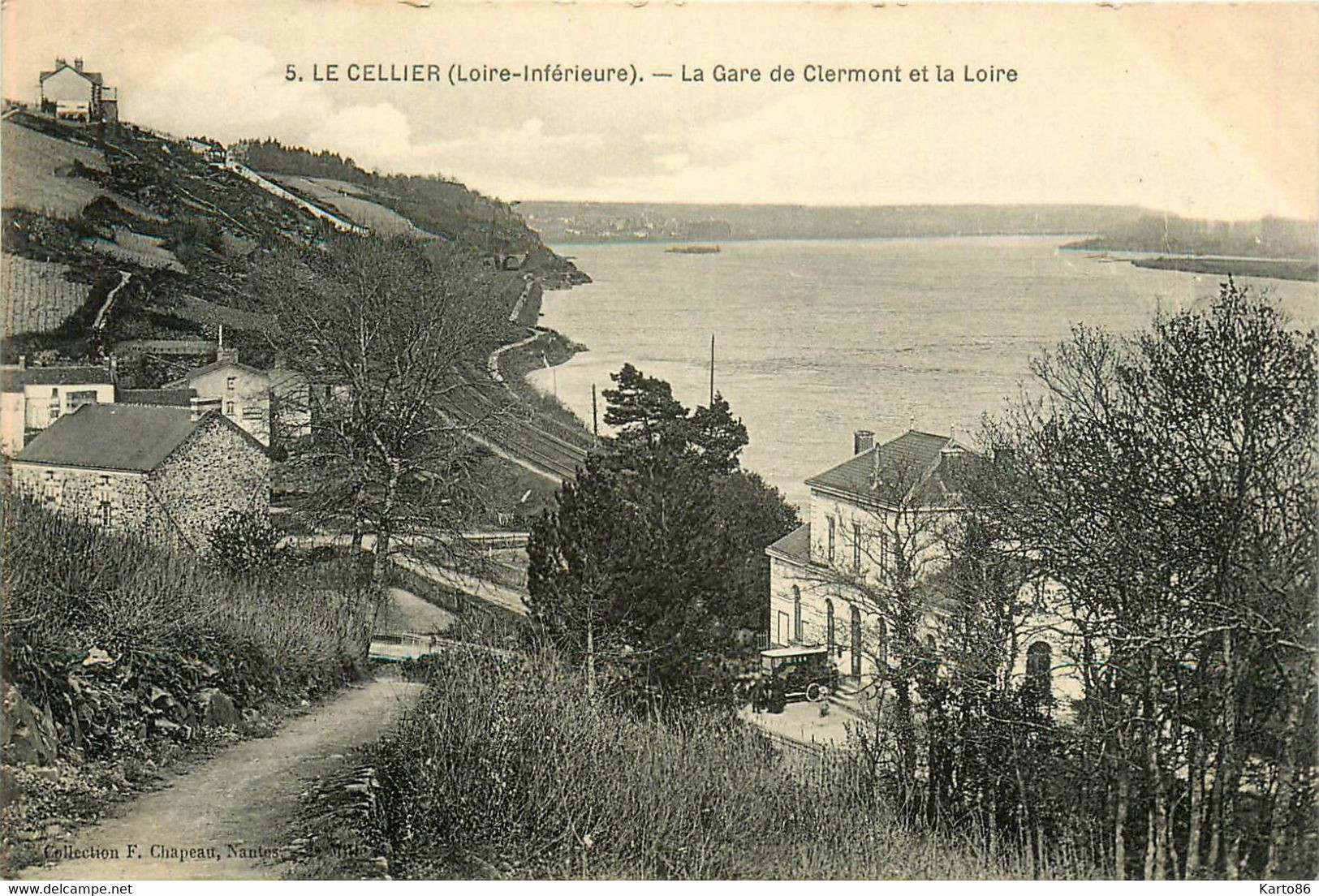 Le Cellier * La Gare De Clermont Et La Loire * Ligne Chemin De Fer - Le Cellier