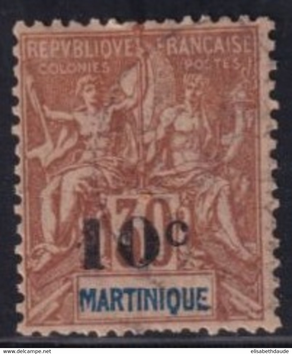 MARTINIQUE - YVERT N° 52 OBLITERE  - COTE 2022 = 19 EUR. - - Used Stamps