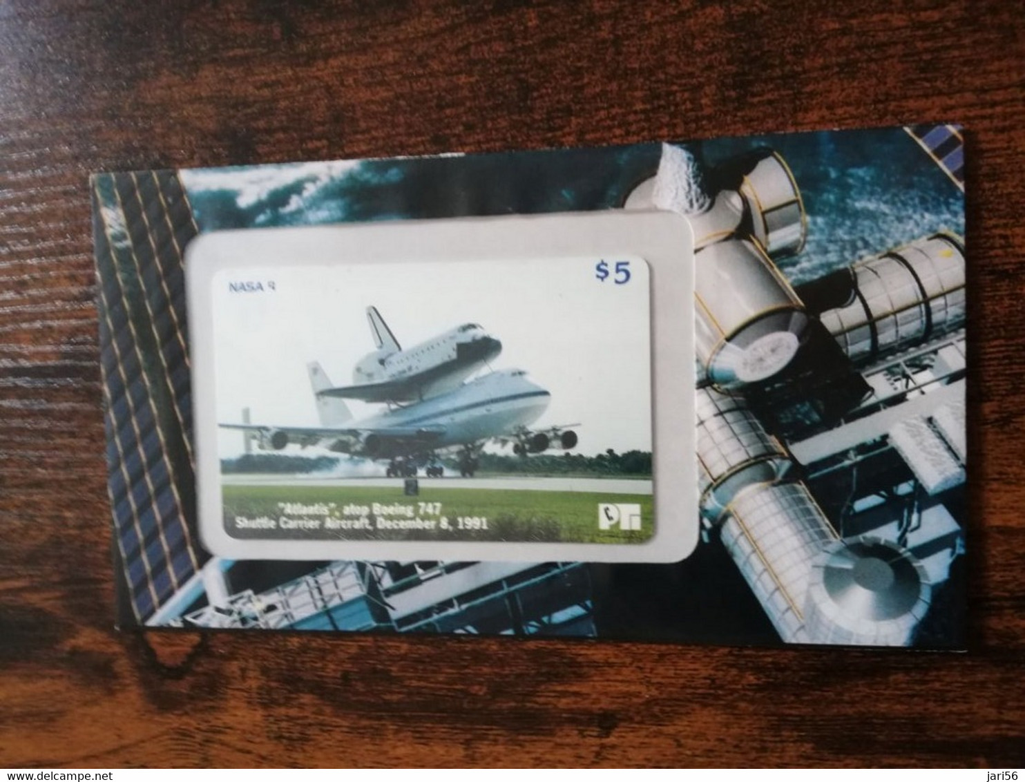 UNITED STATES  NASA SERIES  /SPACE SHUTTLE/NO 5 T/M 20  PTI  SCARCE/16CARDS /IN ENVELOP / MINT/LIMITED EDITION ** 6162**