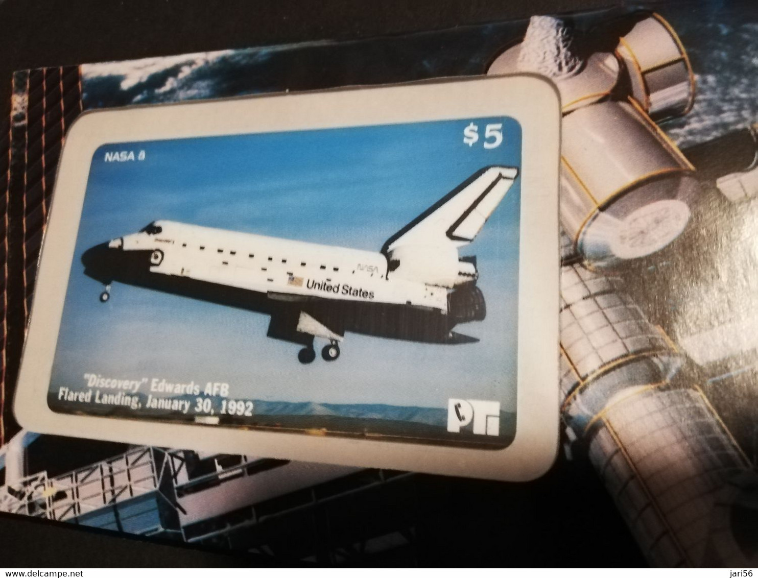 UNITED STATES  NASA SERIES  /SPACE SHUTTLE/NO 5 T/M 20  PTI  SCARCE/16CARDS /IN ENVELOP / MINT/LIMITED EDITION ** 6162**