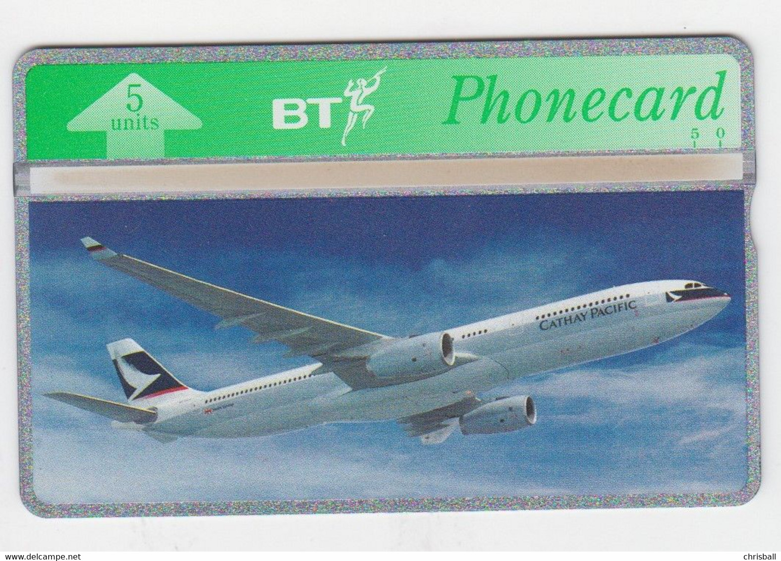 BT Phonecard 'Cathay Pacific' - Superb Mint - BT Edición Temática Aviación Civil