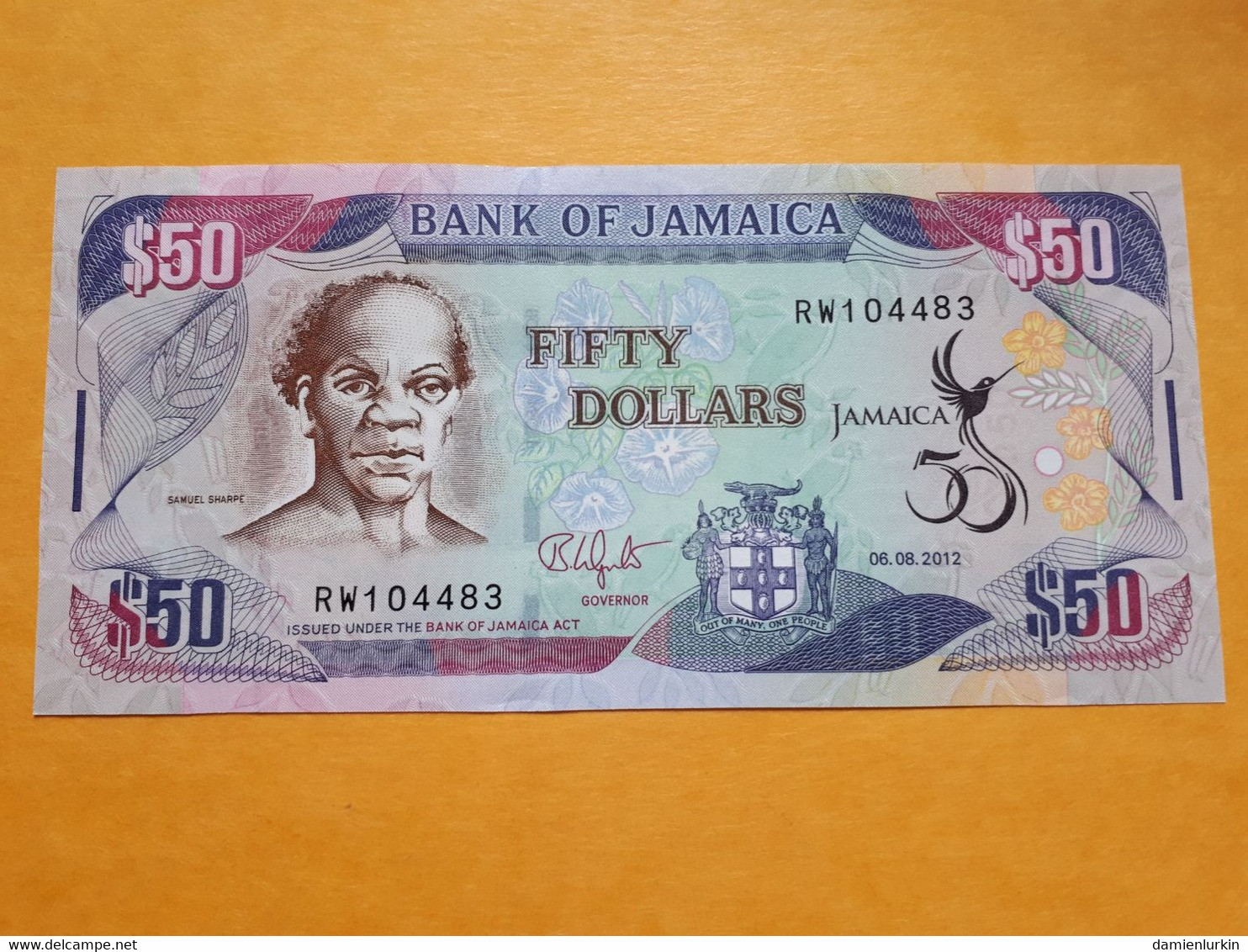 JAMAIQUE 50 DOLLARS 2012 UNC P-89 - Jamaica