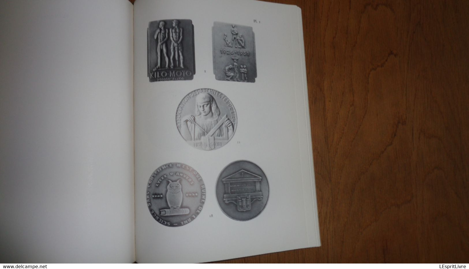 LA MEDAILLE EN BELGIQUE DE 1951 à 1976 Catalogue Médailles Commémoratives Belges Collection
