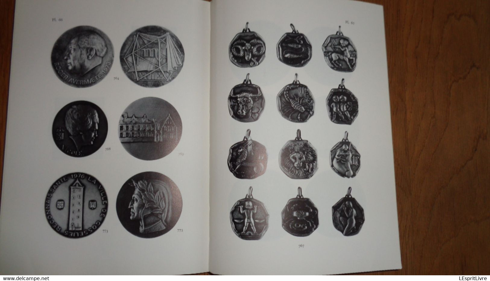 LA MEDAILLE EN BELGIQUE DE 1951 à 1976 Catalogue Médailles Commémoratives Belges Collection