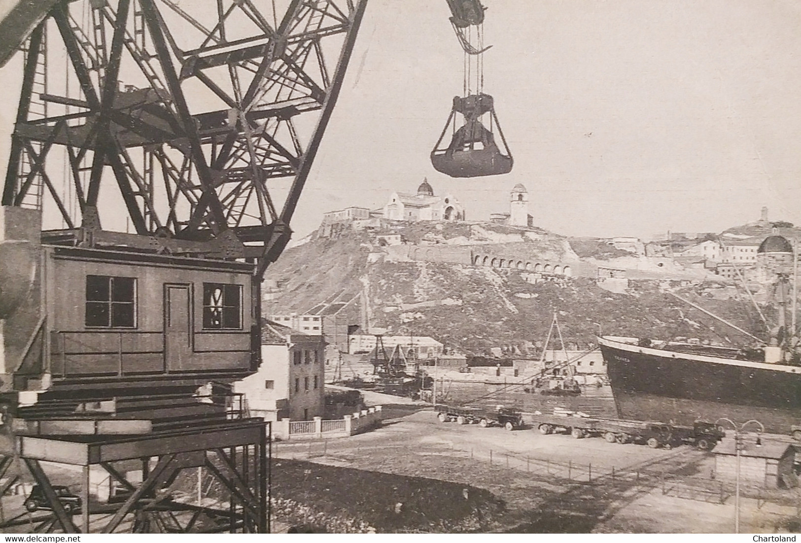 Cartolina - Ancona (Marche) - Il Duomo Visto Dal Porto - 1955 - Ancona