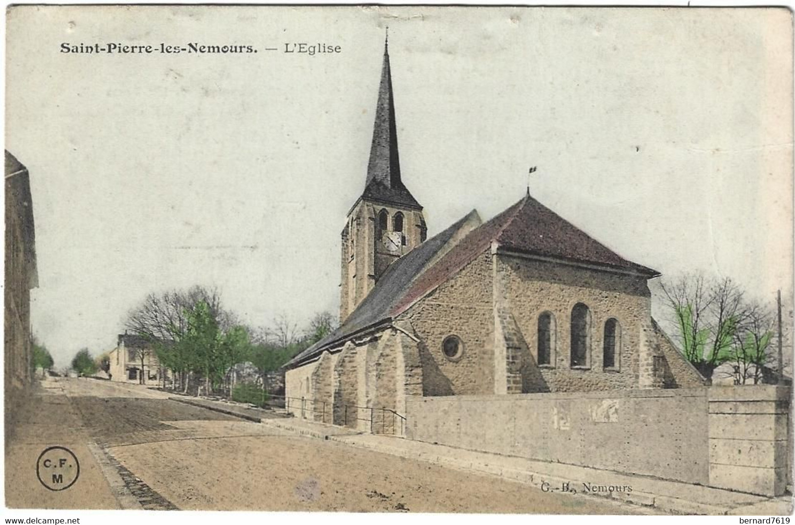 77     Saint  Pierre Les Nemours  - L'eglise - Saint Pierre Les Nemours