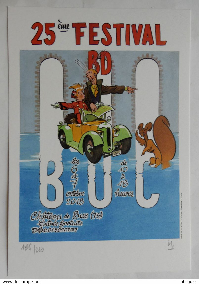 1 EX LIBRIS AL SEVERIN 2018 Au Choix N°185 Ou 186/250 SIGNE SPIROU XL - Illustratori S - V