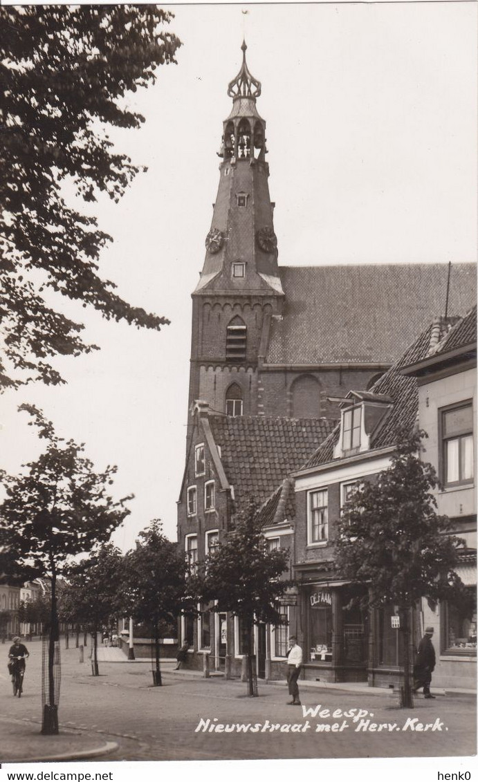 Weesp Nieuwstraat Met Herv. Kerk Newo M2750 - Weesp