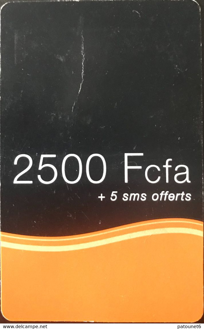 SENEGAL  -  Rechage  -  Orange  -  2.500 FCFA + 5 SMS - Sénégal