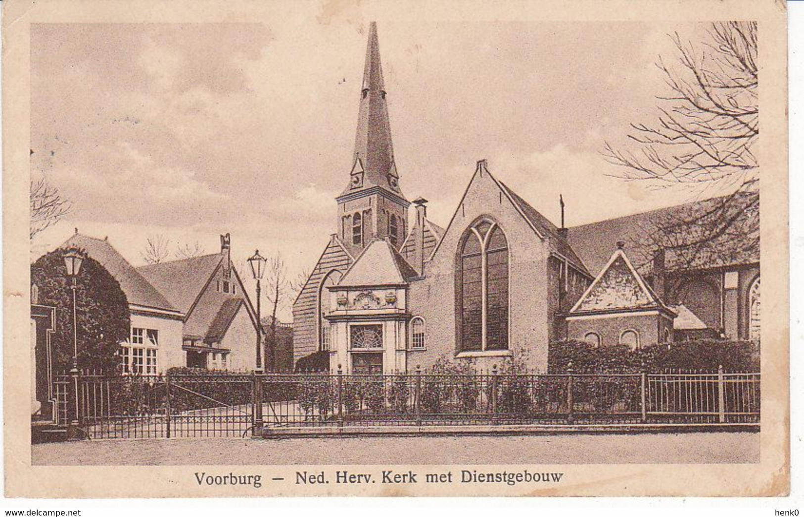 Voorburg Ned. Herv. Kerk Met Dienstgebouw OB1026 - Voorburg