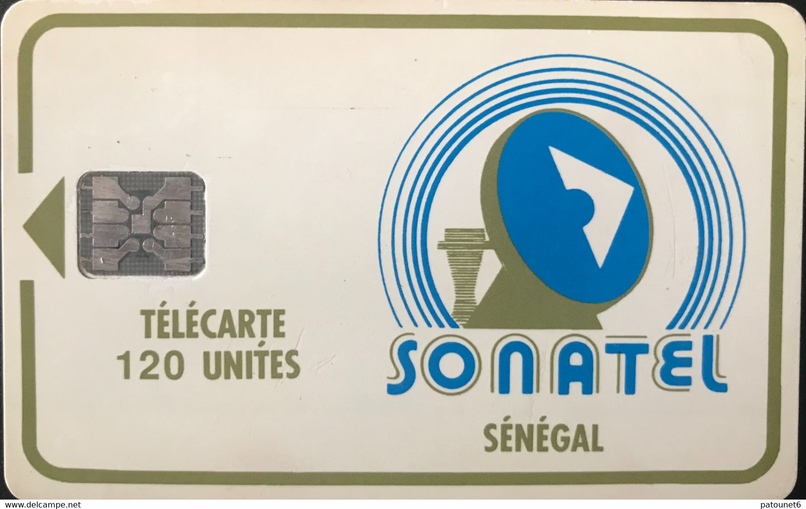 SENEGAL  - Phonecard  - SONATEL  -  SC5AN  -  120 Un. - Sénégal