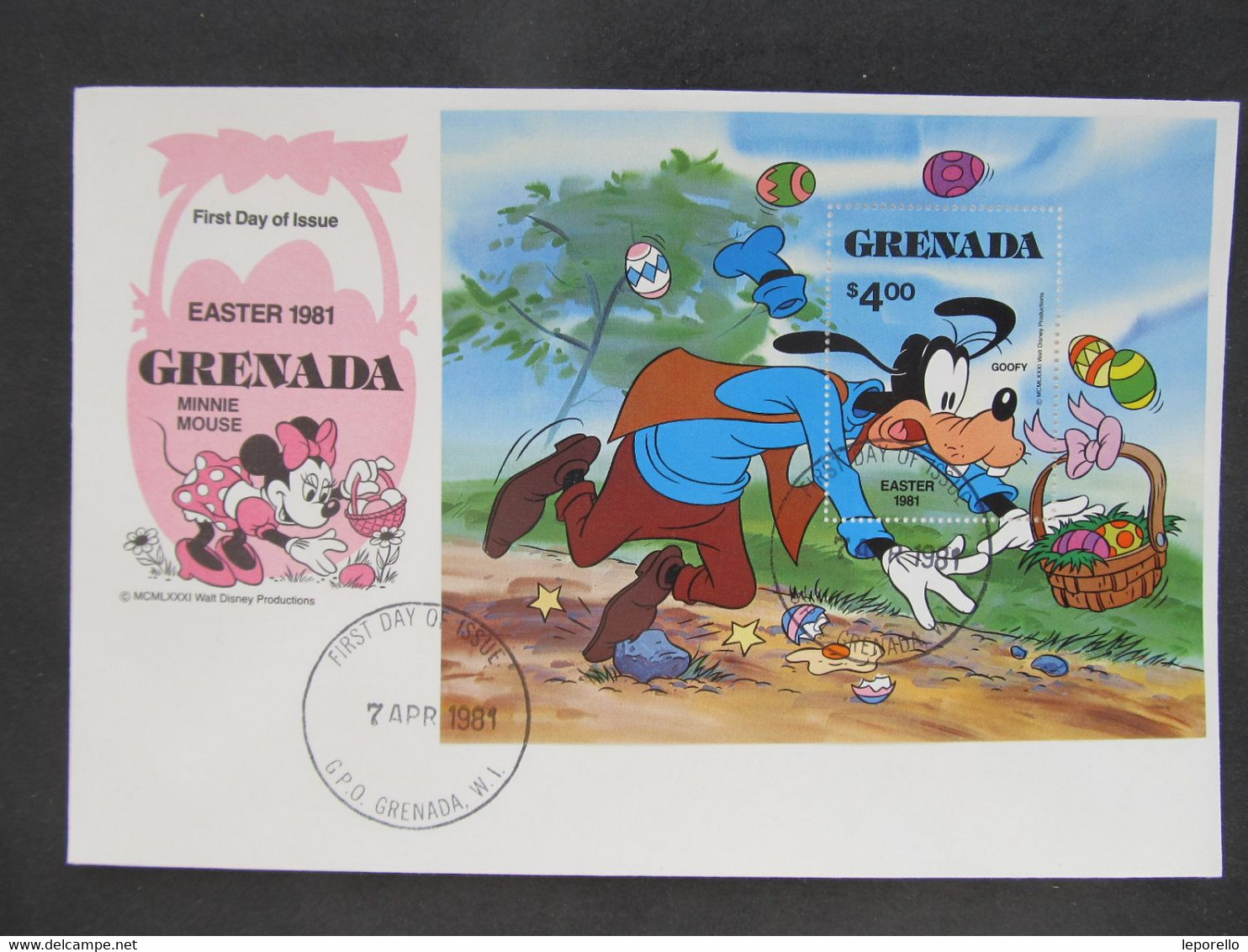 FDC Walt Disney Grenada 1981  //  C3022 - Fiabe, Racconti Popolari & Leggende