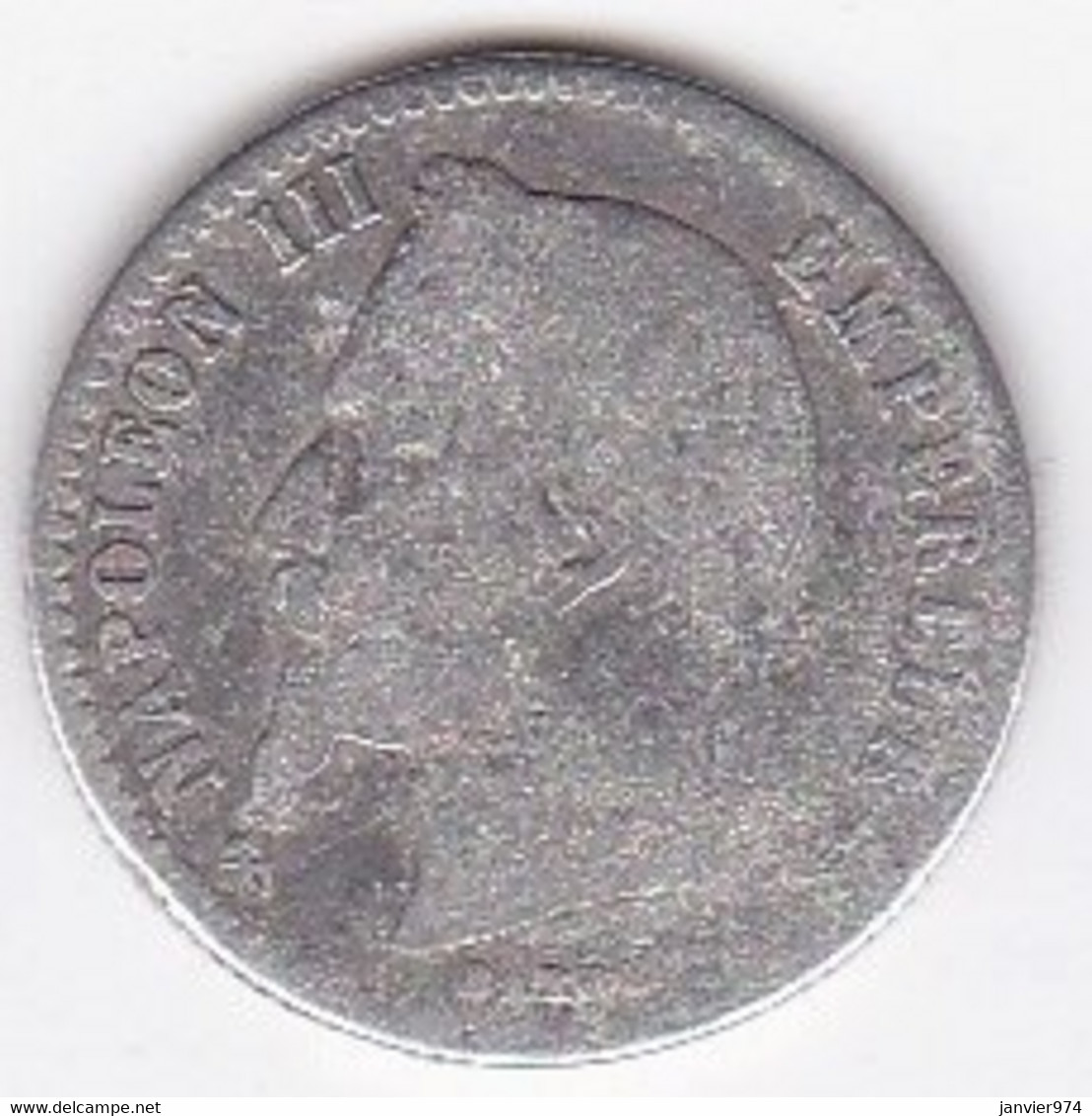 50 Centimes 1865 K Bordeaux, Napoléon III , En Argent - 50 Centimes