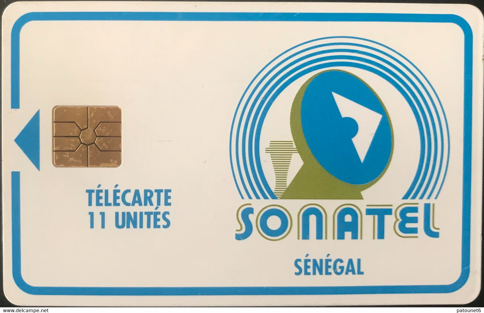 SENEGAL  - Phonecard  - SONATEL  -  SO2  -  11 Un. - Sénégal