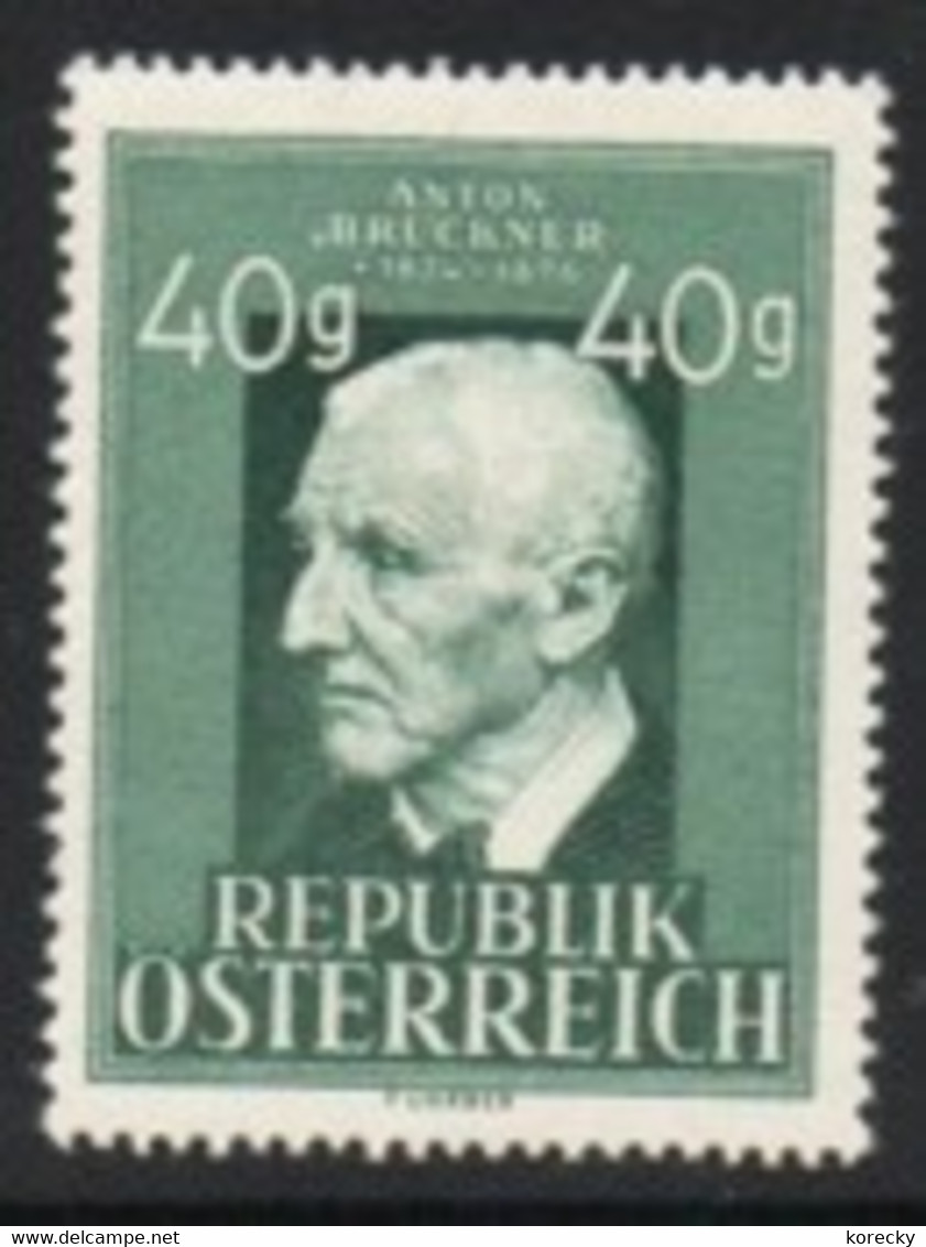 1949 - 941 - ** -  125. Geburtstag Von Anton Bruckner - Unused Stamps