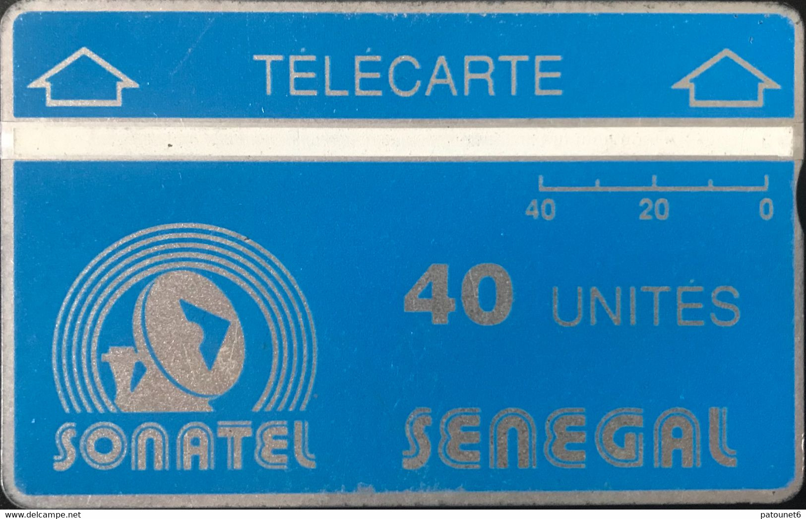 SENEGAL  -  Phonecard  -  Holographique  -  SONATEL  -  40 Un. - Senegal