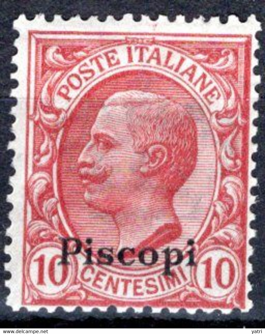 Egeo - Piscopi - 10 Centesimi ** - Egeo (Piscopi)