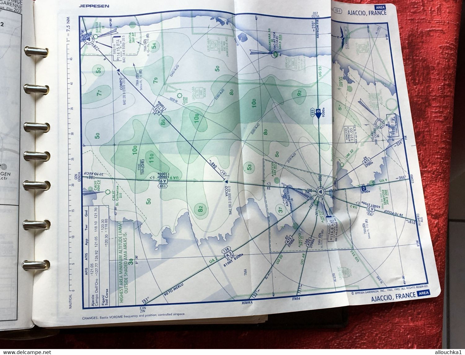 Transport Aviation Commerciale  Manuel Jeppesen Airway Manual service plans de vol aéroports de France-Suisse-Corse-