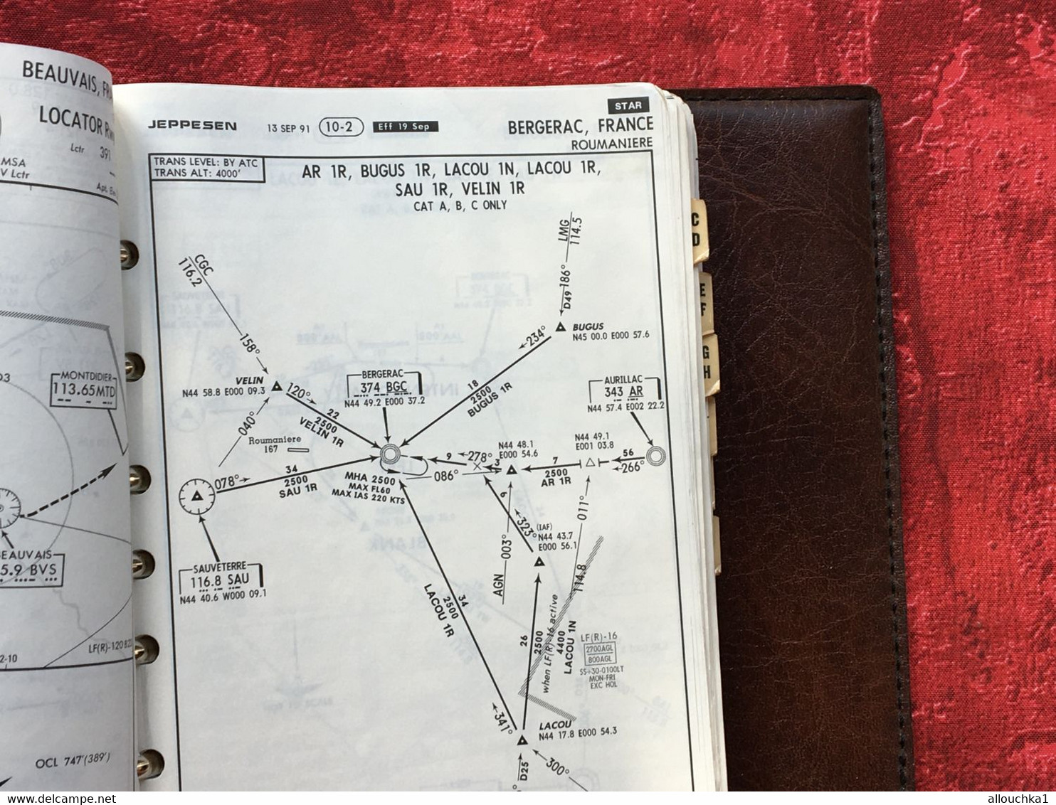 Transport Aviation Commerciale  Manuel Jeppesen Airway Manual service plans de vol aéroports de France-Suisse-Corse-