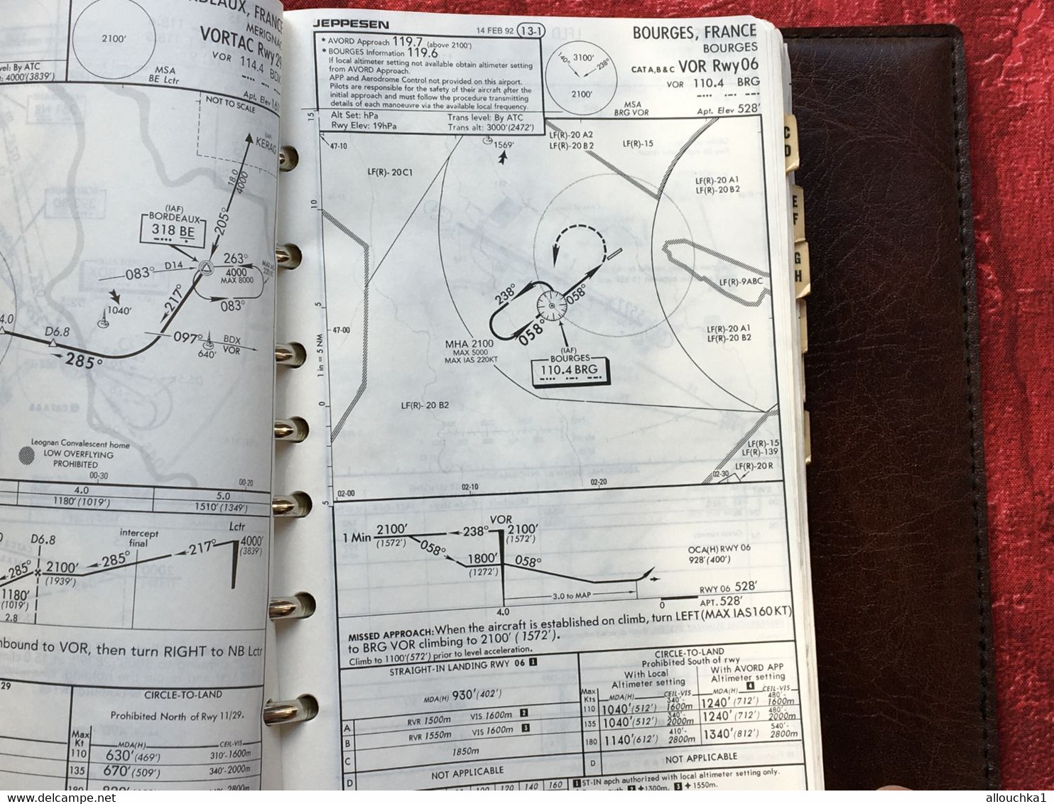 Transport Aviation Commerciale  Manuel Jeppesen Airway Manual service plans de vol aéroports de France-Suisse-Corse-