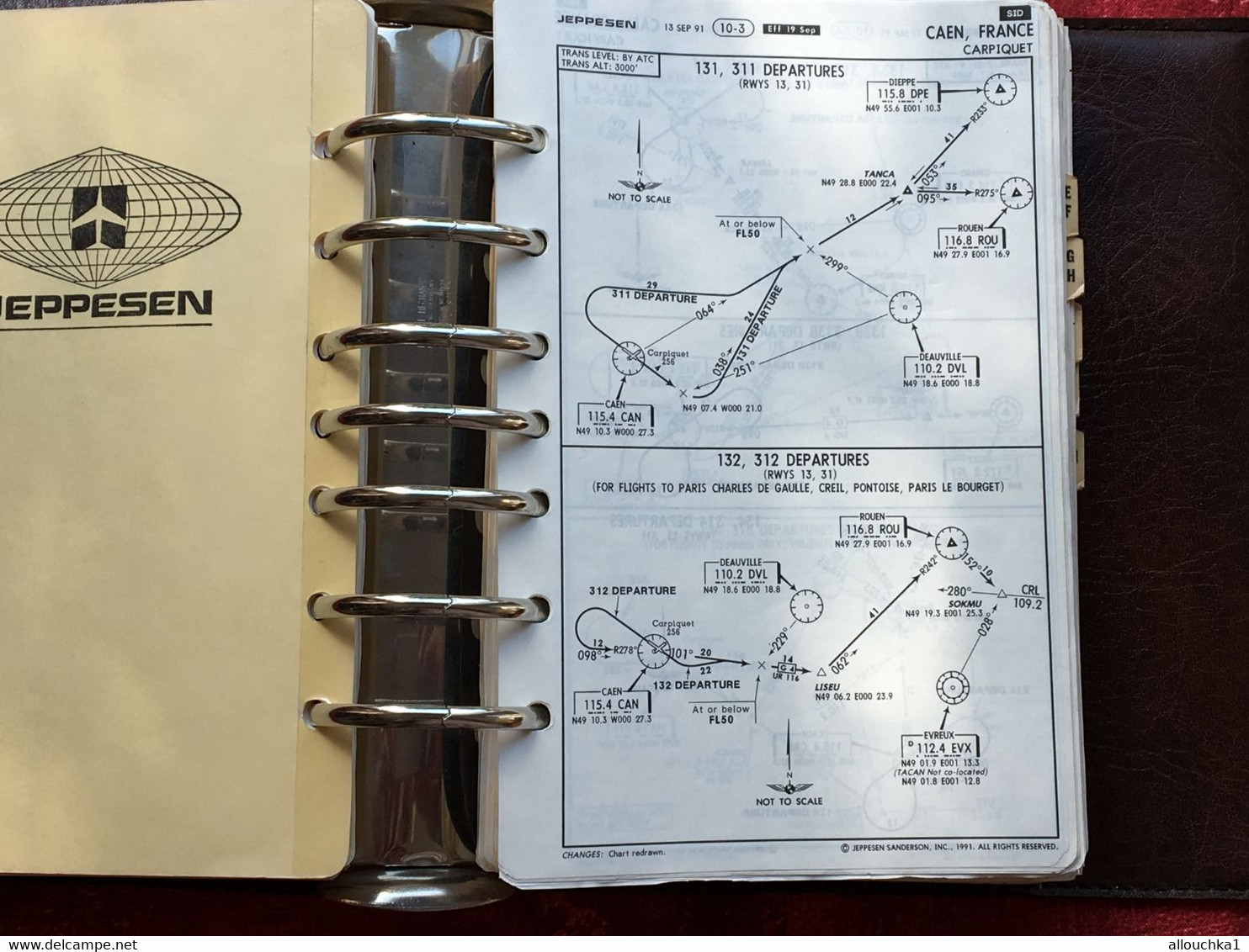 Transport Aviation Commerciale  Manuel Jeppesen Airway Manual service plans de vol aéroports de France-Suisse-Corse-